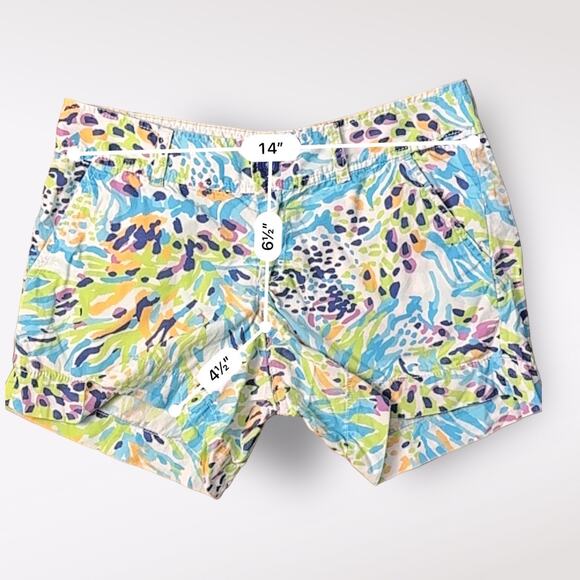 Lilly Pulitzer Callahan Shorts in Sea Soirée‎ Print Size 2 - Picture 7 of 7